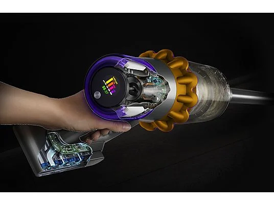 Aspirador escoba - Dyson V15 Detect™ Absolute, Potencia succión 240 AW, 60 min, Inteligente y Potente, 3 Modos, Tecnología Láser, Sensor Suciedad - Imagen 3