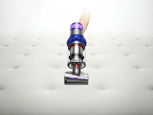 Aspirador escoba - Dyson v15 Detect™ Fluffy, Potencia automática 240, Accesorio para Colchones y Tapicería, 60 min, Cepillo FluffyOptic, Níquel - Imagen 2