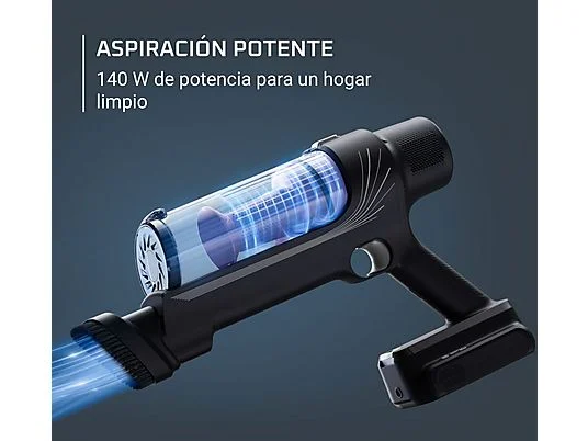 Aspirador escoba - Rowenta X-Pert 7.60 RH6A39, 140 W, Ultraligera, 45 min. autonomía, Depósito 0.44L, Accesorios, Púrpura - Imagen 4