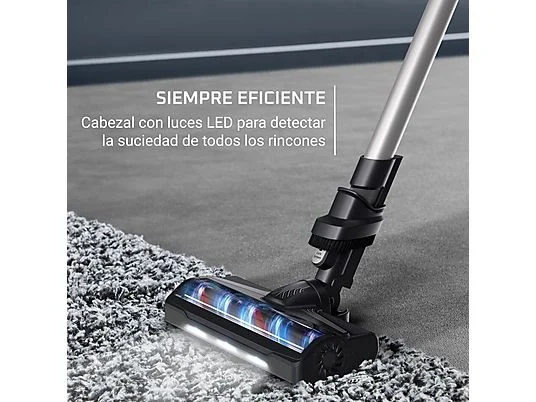 Aspirador escoba - Rowenta X-Pert 7.60 RH6A39, 140 W, Ultraligera, 45 min. autonomía, Depósito 0.44L, Accesorios, Púrpura - Imagen 5