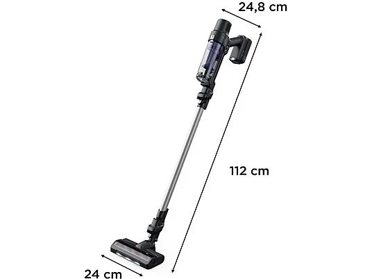 Aspirador escoba - Rowenta X-Pert 7.60 RH6A39, 140 W, Ultraligera, 45 min. autonomía, Depósito 0.44L, Accesorios, Púrpura - Imagen 7
