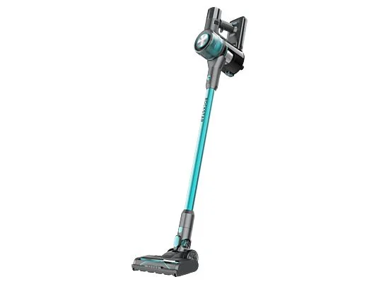 Aspirador escoba - Cecotec Conga Rockstar P50, 265 W, 50 min autonomía,HairOut antienredos, Succión de 80 AW, Negro/Azul - Imagen 2