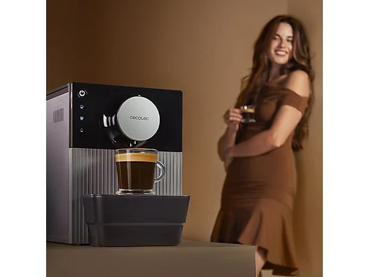 Cafetera superautomática - Cecotec Cremmaet Cube, 1350W, 19 bares, Molinillo integrado, Panel táctil, Thermoblock, Sistema Pre-Infusión, Multicolor - Imagen 10