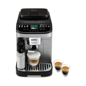 Cafetera superautomática - De'Longhi Magnifica Evo Next ECAM 310.80.SB, 1450 Watt, 15 bar, Molinillo integrado, Depósito de leche, Plata/Negro
