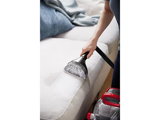 Aspirador sin bolsa - Bissell SpotClean Pro, 750 W, 2.8 l, Limpieza manchas profesional, Negro y Rojo - Imagen 8
