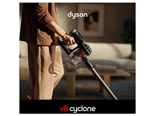 Aspirador escoba - Dyson V8™ Cyclone, Potencia succión 150 W, Autonomía 60 min, Rinconera, Negro - Imagen 3
