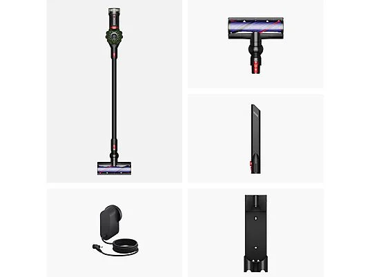 Aspirador escoba - Dyson V8™ Cyclone, Potencia succión 150 W, Autonomía 60 min, Rinconera, Negro - Imagen 8
