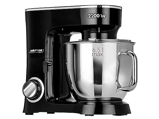 Batidora de repostería - MPM MRK-19B, 2200 W, 6 velocidades, Acero Inoxidable / Negro - Imagen 10