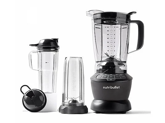 Batidora de vaso - NUTRIBULLET NBF500DG - 500W, 1200 W, 1.8 l, Gris