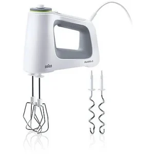 Batidora de repostería - BRAUN HM 5000 WH, 700 W, 9 velocidades, Inox