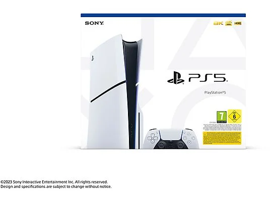 Consola - Sony PS5 Slim Standard, 1 TB SSD, 4K, 1 mando, Chasis E, Blanco - Imagen 4