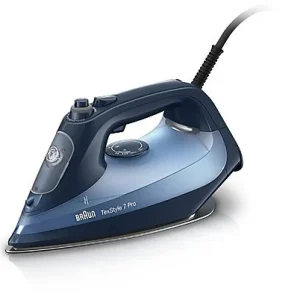 Plancha de Vapor - BRAUN 0127403109, 225 g/ming/min, 220 ml, Azul
