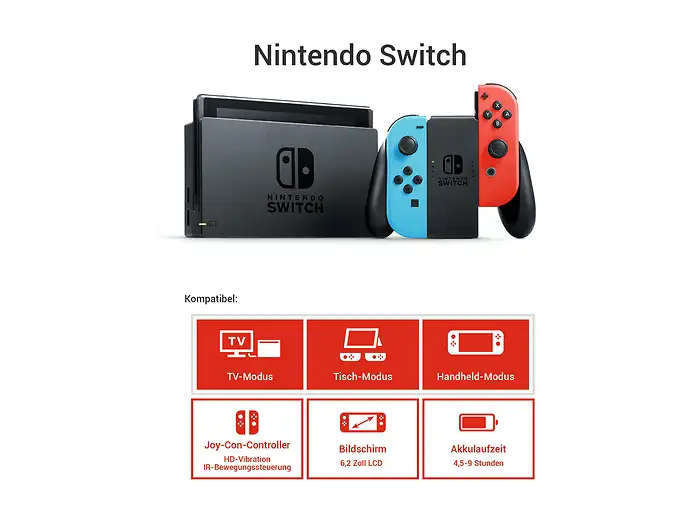 Consola Nintendo Switch - NINTENDO CONSOLA SWITCH GRIS, 32 GB, Gris - Imagen 2