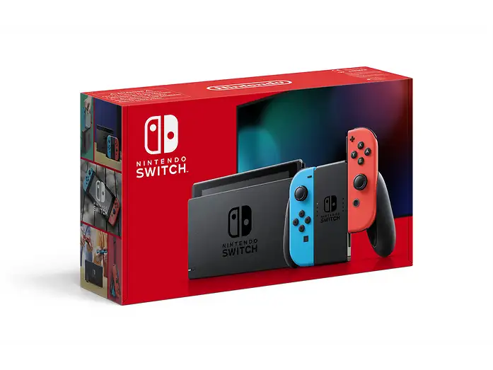 Consola Nintendo Switch - NINTENDO CONSOLA SWITCH AZUL/ROJO NEON, 32 GB, Azul