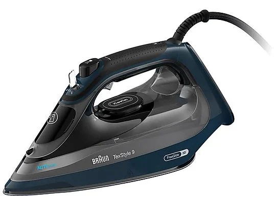 Plancha de vapor - BRAUN 0127409002, 260 g/ming/min, 330 ml, Azul oscuro
