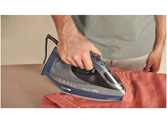 Plancha de vapor - BRAUN 0127409002, 260 g/ming/min, 330 ml, Azul oscuro - Imagen 6