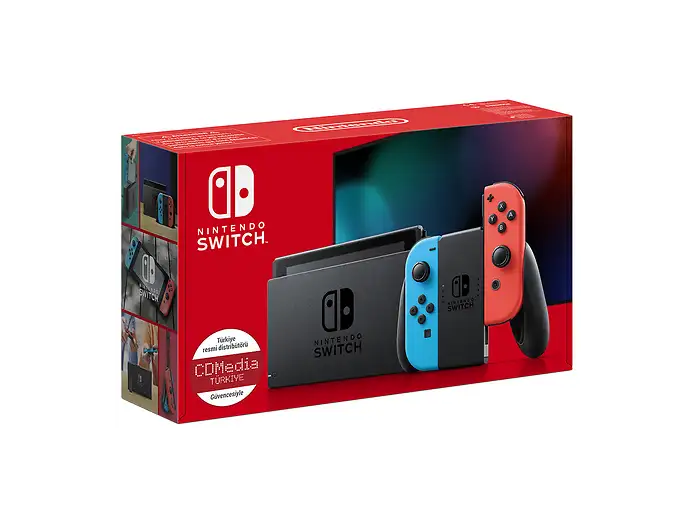 Consola Nintendo Switch - NINTENDO CONSOLA SWITCH AZUL/ROJO NEON, 32 GB, Azul - Imagen 2