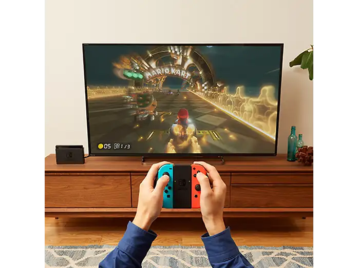 Consola Nintendo Switch - NINTENDO CONSOLA SWITCH AZUL/ROJO NEON, 32 GB, Azul - Imagen 3
